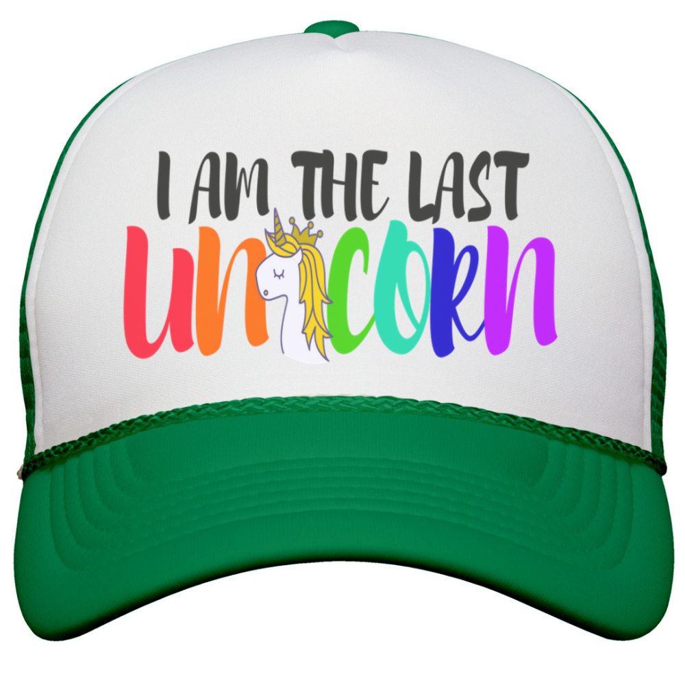 "I AM THE LAST UNICORN" Snapback Baseball Cap