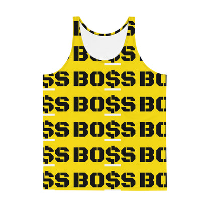 BO$S - Exclusive Pattern Print Tank Top