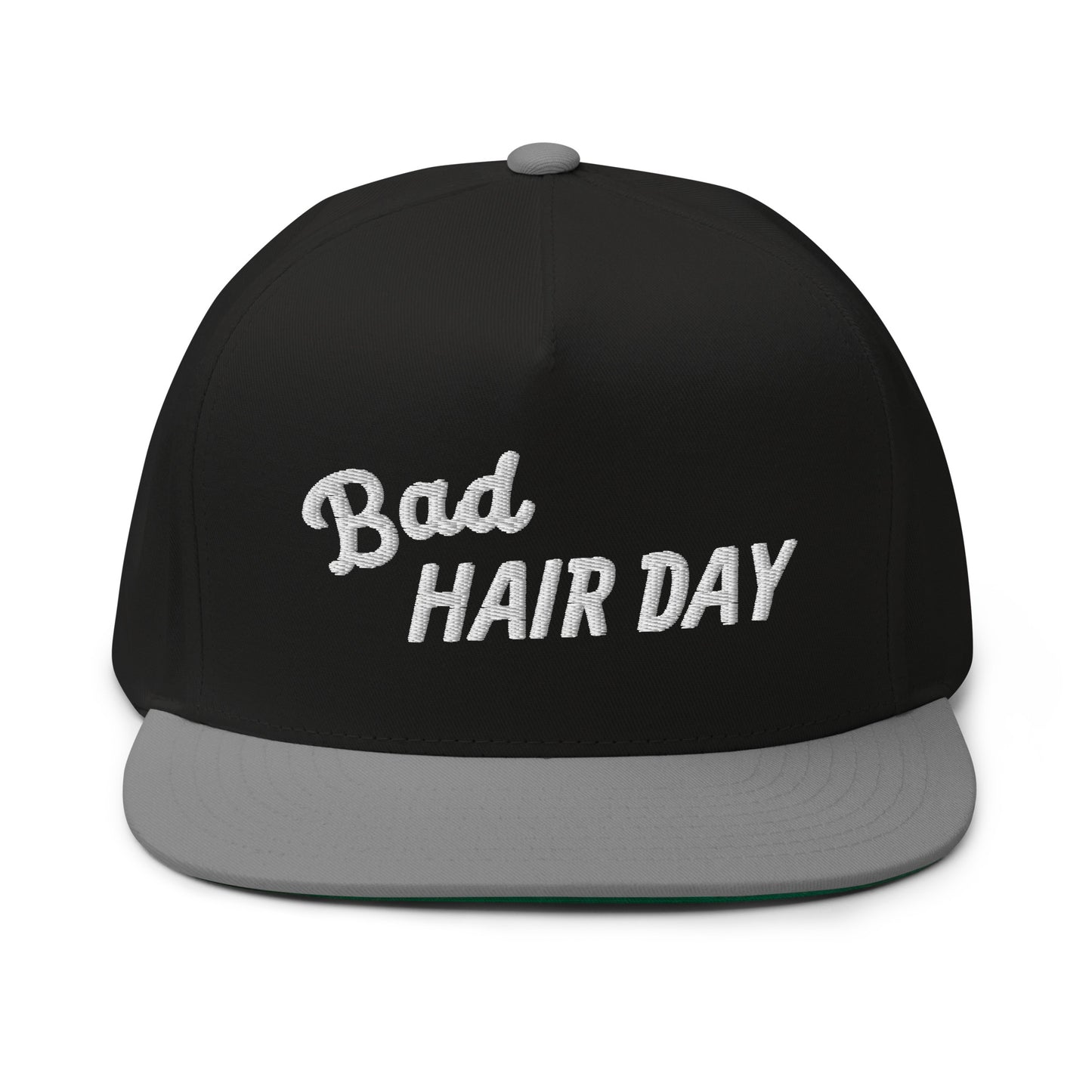 Bad Hair Day - Flat Bill Cap (Unisex)