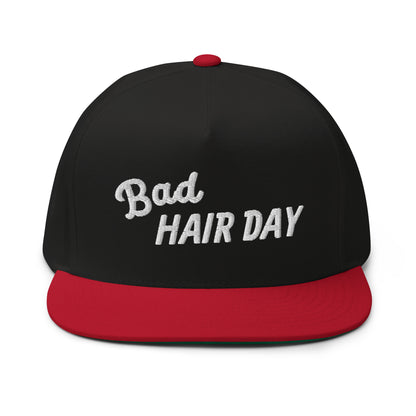 Bad Hair Day - Flat Bill Cap (Unisex)