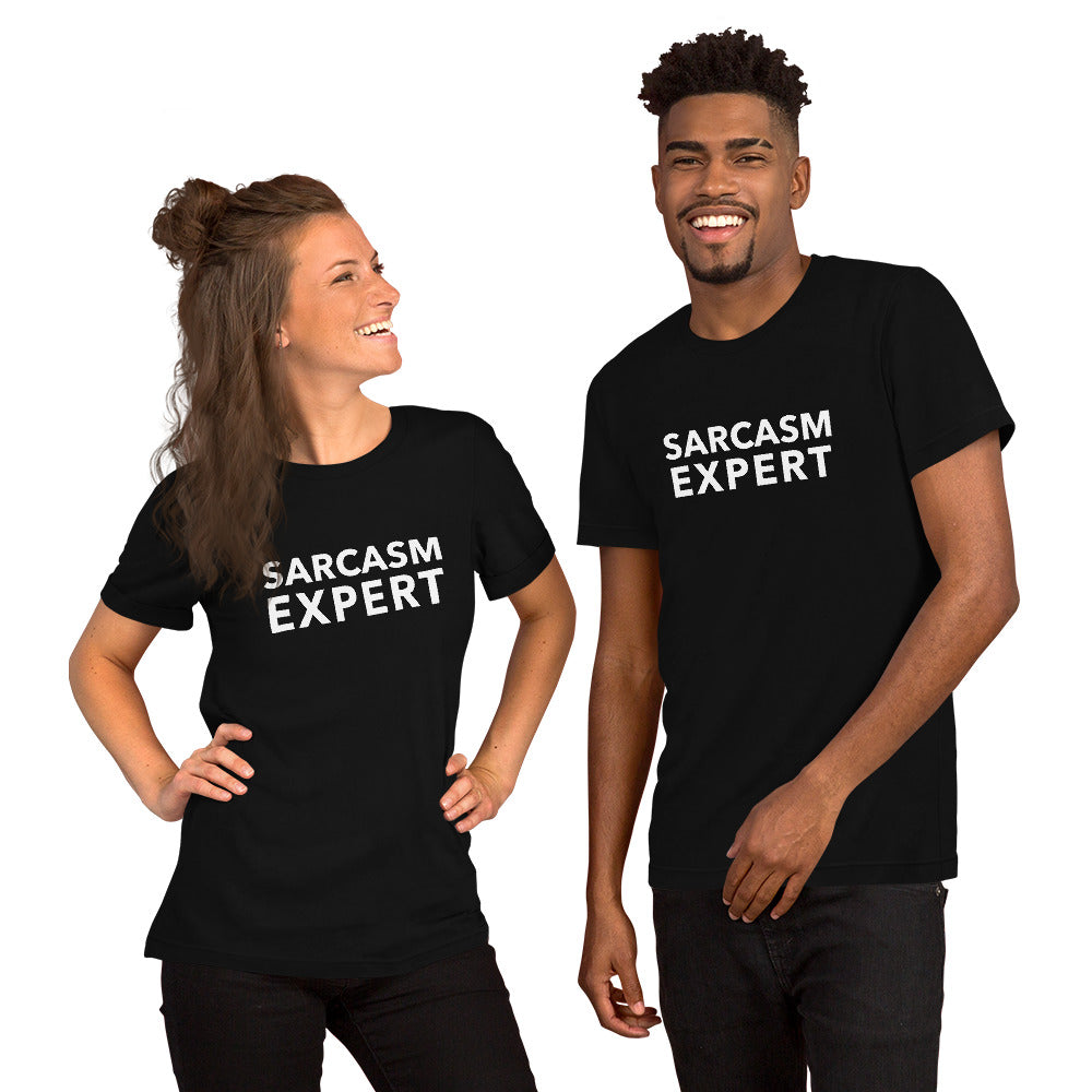 Sarcasm Expert - Unisex Organic Cotton Tee (Personalize me!)