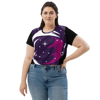 Spacehead: Cropped Top Unisex Tee