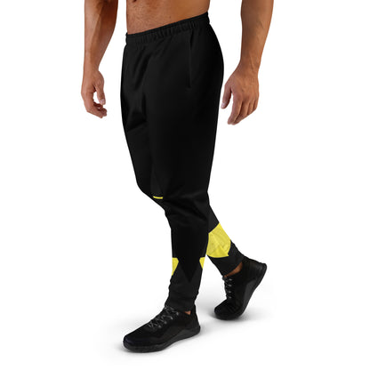 "Black and Yellow" Masc-Fit Joggers