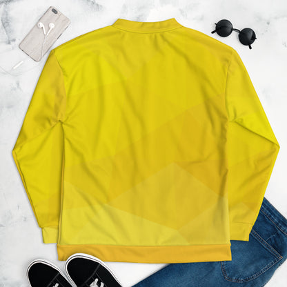 "A Yellow Jacket" in Unisex Bomber Jacket