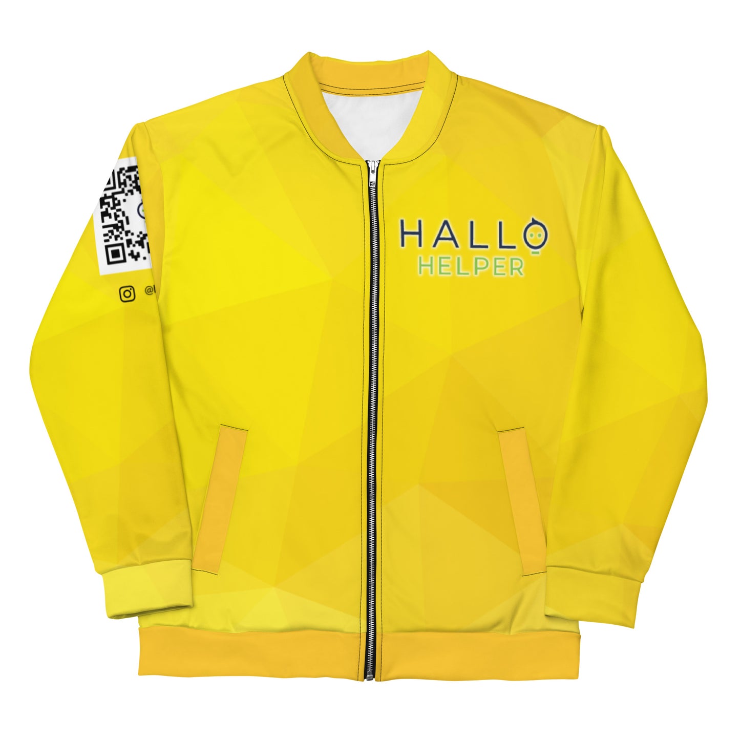 Hallo Helper Brand: "Yellow Jacket" in Unisex Bomber