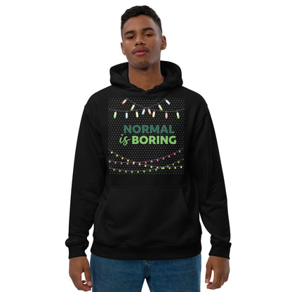 Normal Is Boring - Unisex Eco Hoodie (Personalize me)