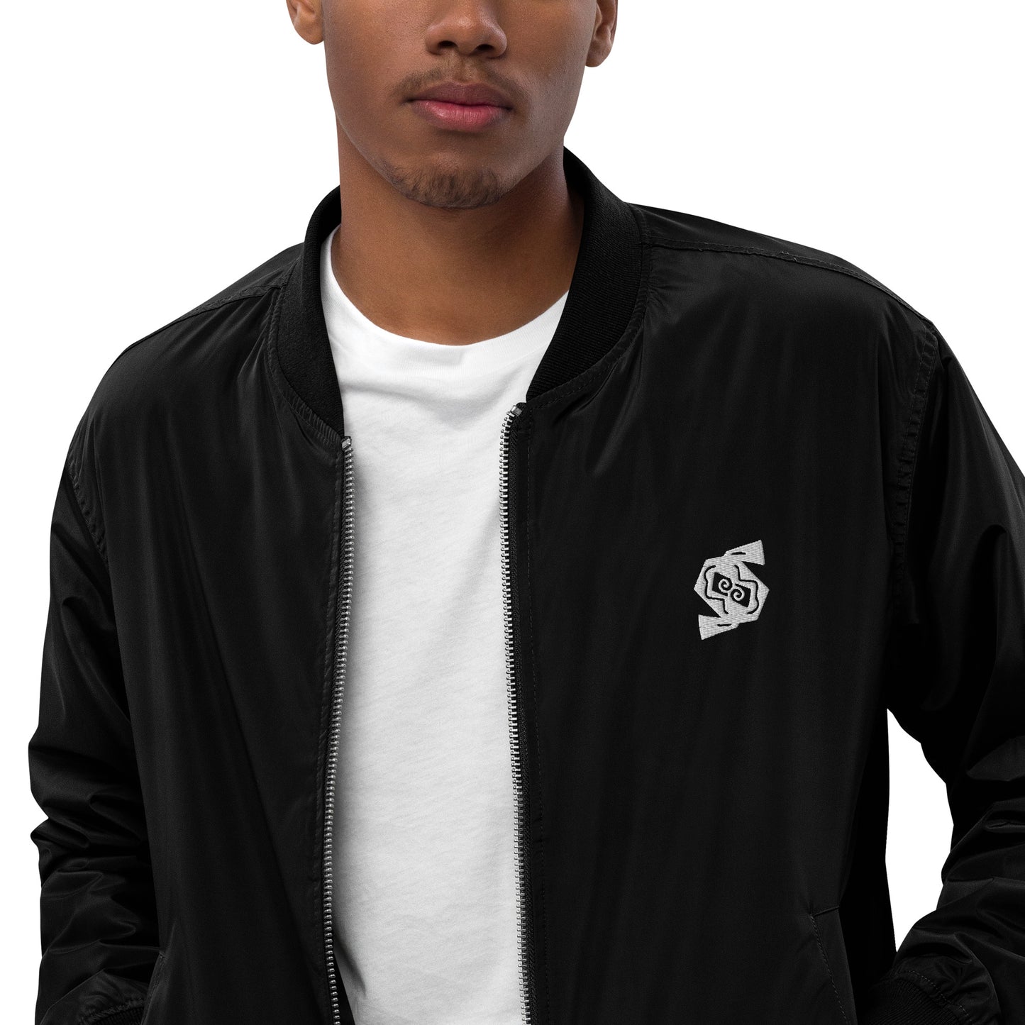 SANSE™ Brand recycled bomber jacket (Personalize me!)